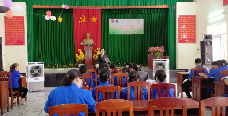 Chương trình tư vấn và giao lưu với các bạn Đoàn Viên Thanh Niên phường Quang Trung về Xuất Khẩu Lao Động